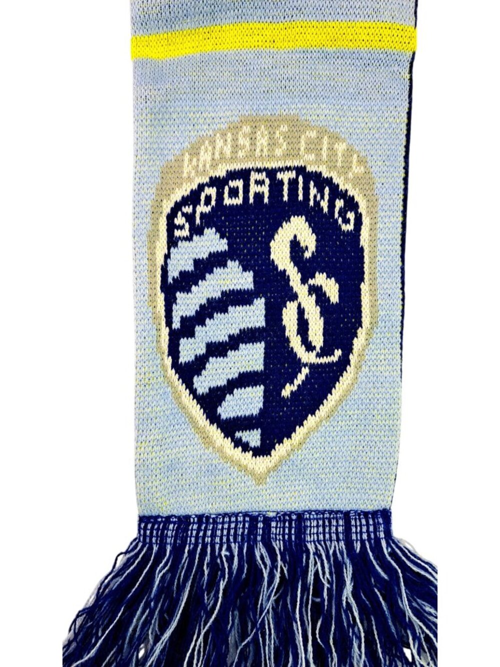 Sporting Kansas City Scarf Blue Yellow Limited Edition Sprint Logo Soccer MLS - Picture 8 of 11